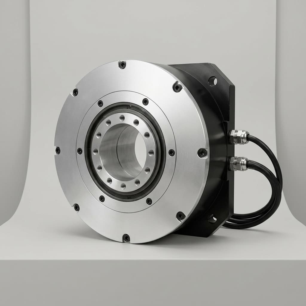 Hollow shaft direct-drive motor for indexing tables